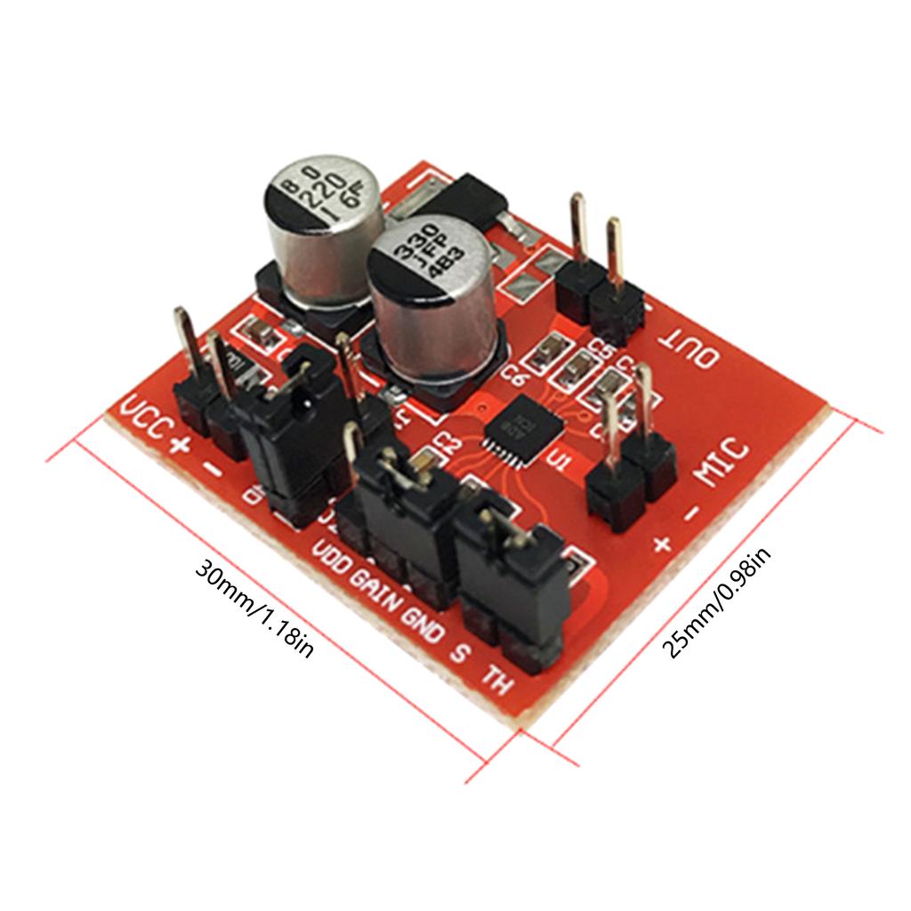 MAX9814 Microphone AGC Amplifier Board Module Auto Gain Control Programmable Attack and Release Ratio