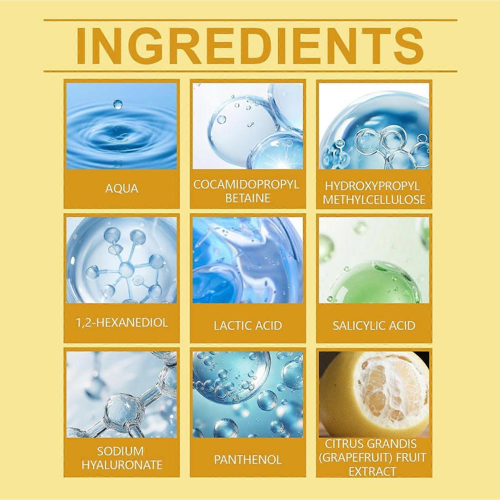 Limited time!!Viareline Citrus Foaming Cleanser - Gentle Cleansing Without Tightness, Refreshing Oil Control, Pleasantly Scented Face Wash