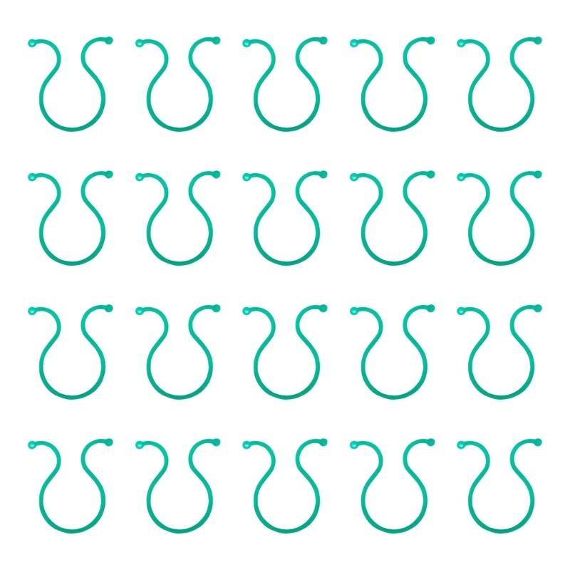 

Reusable Garden Plant Ties Secure Climbing Vine Plastic Clips Suitable for Tomato Cucumber Indoor Outdoor Plant Support