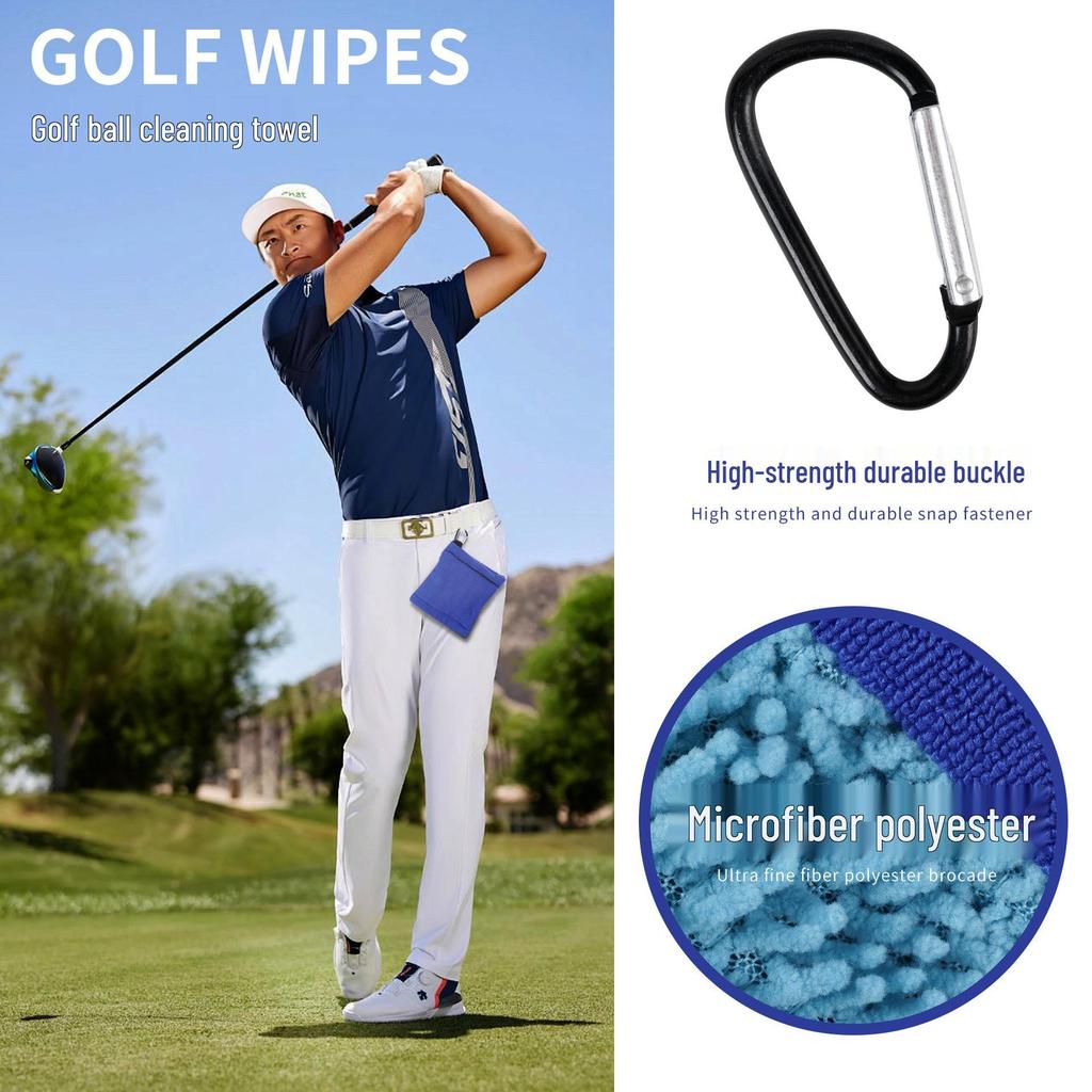 Outdoor Hanging Waist Golf Ball Cleaning Towel