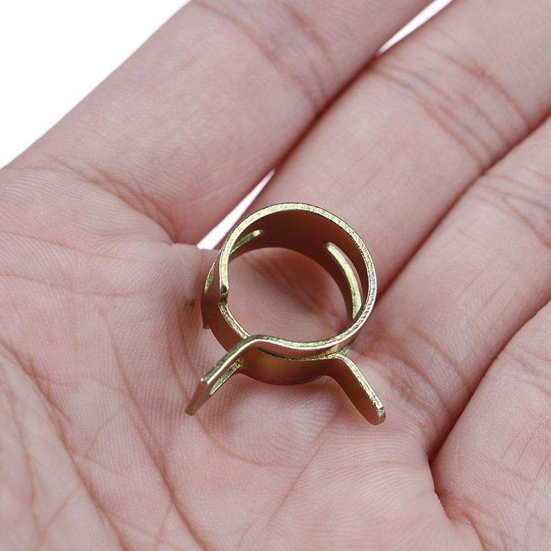 10Pcs 6-15Mm Spring Clip Vacuum Fuel Oil Hose Line Air Tube Band Clamp 6 Sizes
