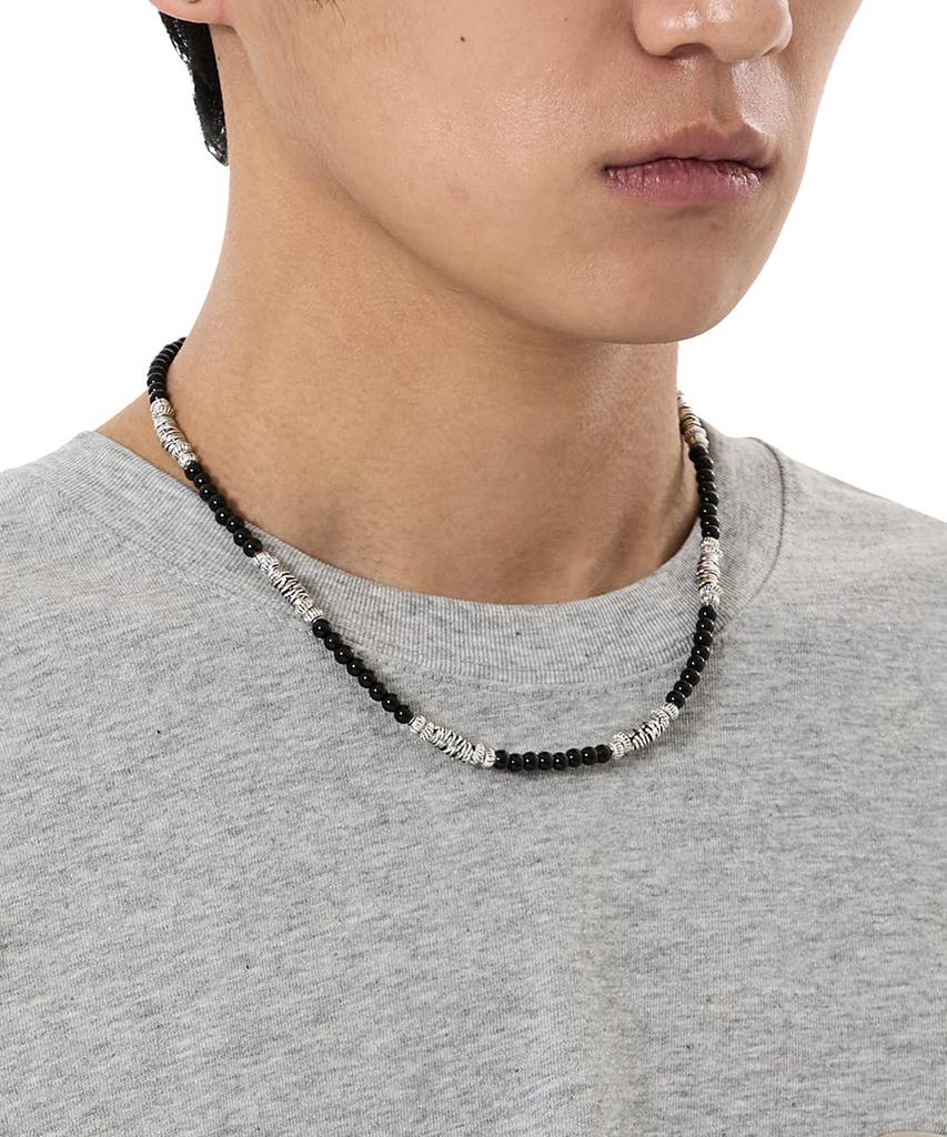 Openyard(Oy) Venom Beads Necklace - Silver