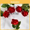 Single Velvet Strand Rose Simulation Flower Table Decor And Special Occasions