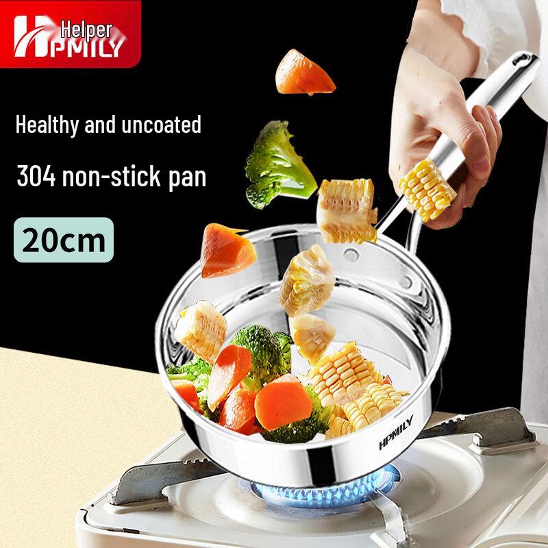 HPMILY 304 Stainless Steel Non-Stick Frying Pan