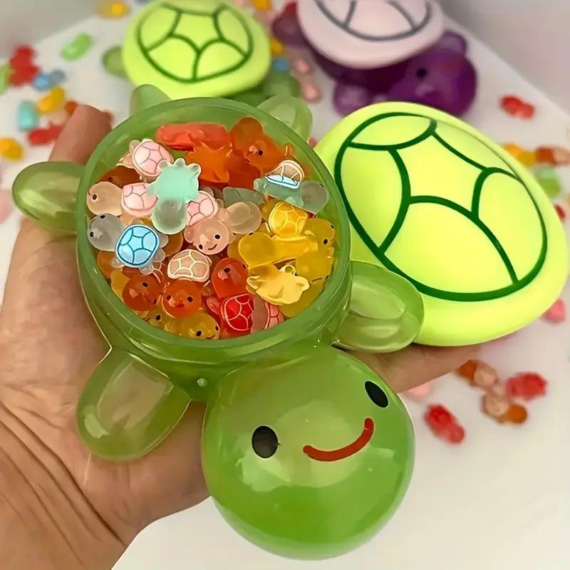 5-100PCS Resin Glow Turtle Mini Ornaments DIY Craft Supplies Aquarium Decor Christmas Party Birthday Wedding Home Decor Gifts