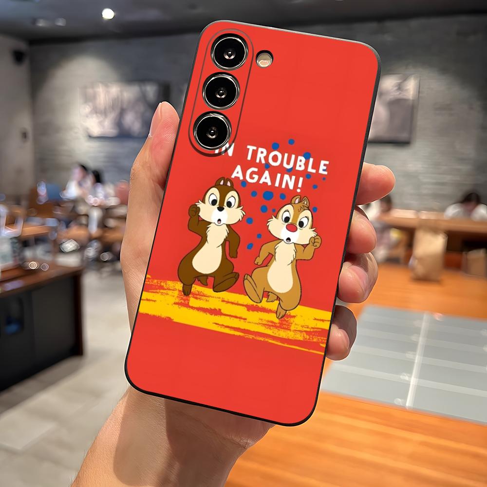 C-Chip 'n' Dale Phone Case For Samsung S23 Ultra S24 S22 S20 Fe S21 Plus Galaxy A54 A34 A24 A53 A13 A16 Back Cover