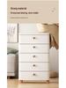 Multi-Layer Movable Storage Cabinet with Wood Lid & High-Value Design for Living Room