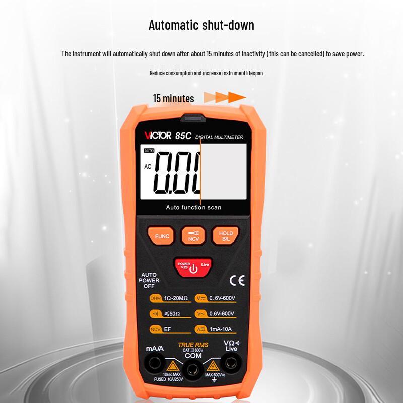 VICTOR VC85C Auto-Ranging Digital Multimeter (CN version)