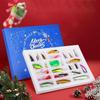 Christmas Fishing Lures Set 24 Days Advent Calendar Countdown Fishing Tackle Gift Box Great Festival Gift For Father Husband