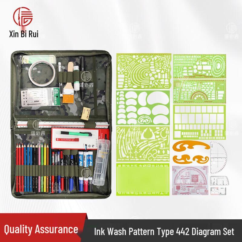 Sinbirui Professional Map Plotting & Command Ruler Set