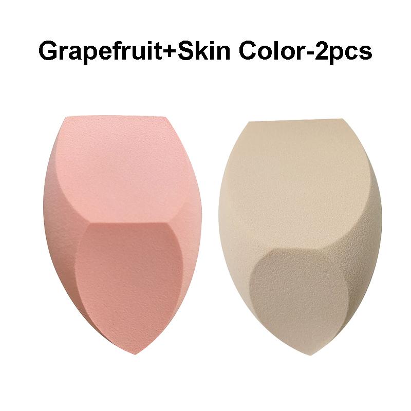 2Pcs Big Size Makeup Sponge Foundation Cosmetic Puff Soft Smooth Powder Concealer Sponge Blender Wet Dry Dual Use Make Up Puff