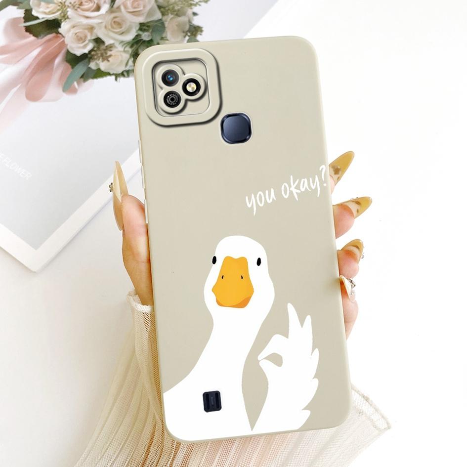 For Infinix Smart HD 2021 Case Cute Cartoon Cat Back Cover Candy Painted Soft Silicone Phone Shell For Infinix SmartHD 2021 Capa