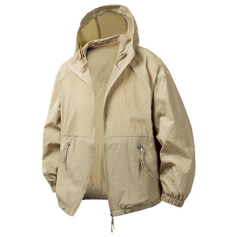 5579 Summer UV Protection Quick-Dry Clothing for Couples - Sunproof Mountaineering & Fishing Apparel In-Stock Medium хаки