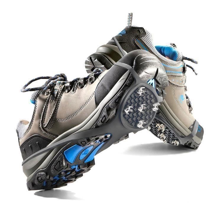 

SHOP-STORY - Semelles Anti-Dérapantes et Anti-Glisses Accessoire Voiture Avec Crampons pour marcher sur la Neige la Glace le Vergl