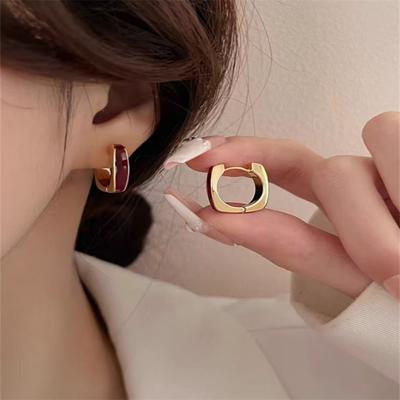Moda Kore emaye Küpeler Kadınlar Kız Hediye Takı Toptan