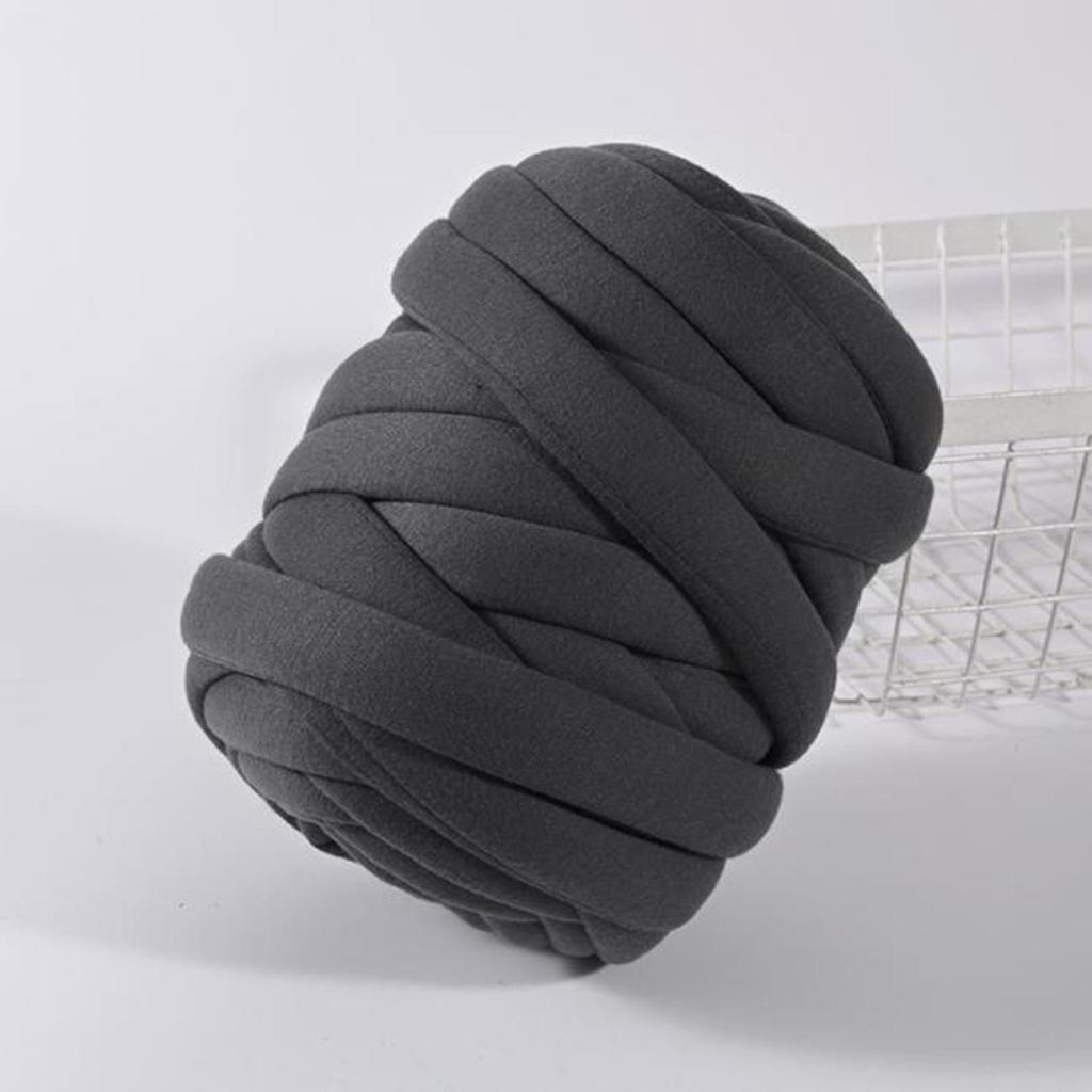 0.55lbs Chunky Yarn Bulky Yarn Thick Hand Knitting Tube Yarn Giant Yarn for Arm