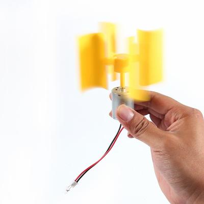 Vertikaler Windgenerator, Strom, kleiner Motor, Windenergiegenerator, DIY-Turbinenblätter, Breeze-Stromerzeugungswerkzeuge