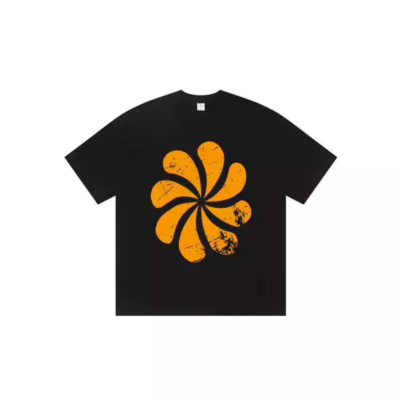 

Летняя новая мужская модная трендовая футболка, универсальная, с круглым вырезом, повседневная, с коротким рукавом и принтом в виде буквы 3XL