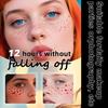 Temporary Tattoo Sticker, Red Freckles Face Tattoo, Waterproof Temporary Freckles Tattoo for Adults Festive Party Makeup