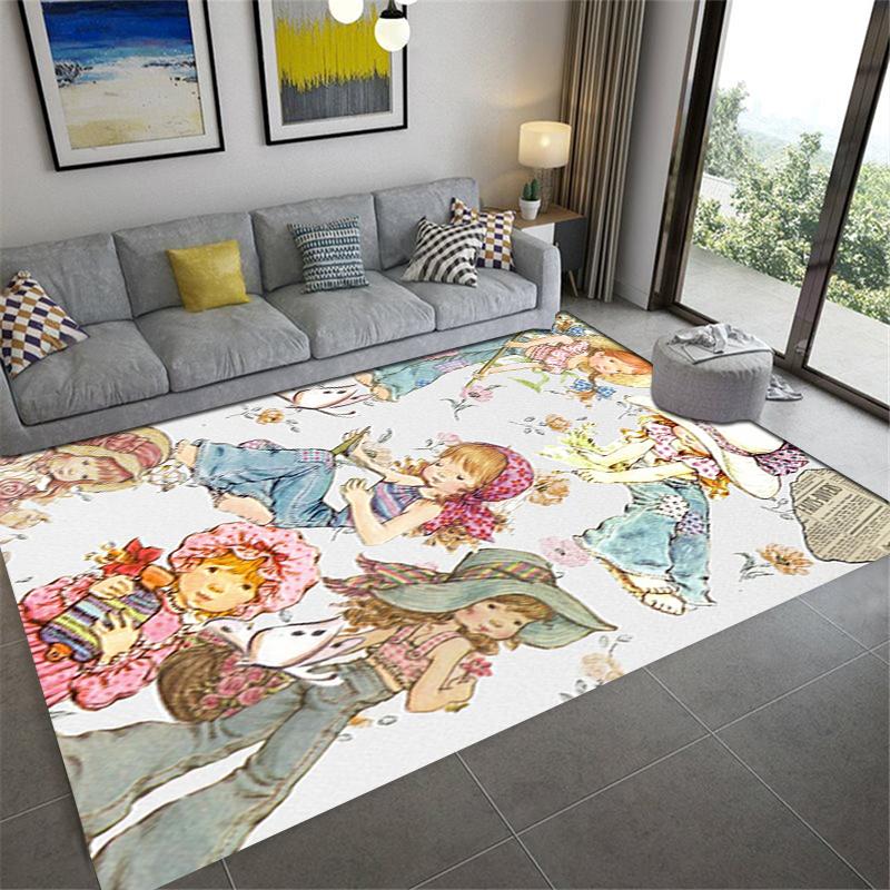 2025 New Sarah Kay Carpet Rug for Living Room Bedroom Home Sofa Decoration,Kids play Non-slip Floor Mat145