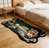Creativity Bedroom Decor Irregular Shape Carpet Tiger Pattern Carpets for Living Room Anti Slip Cloakroom Floor Mat Washable Rug