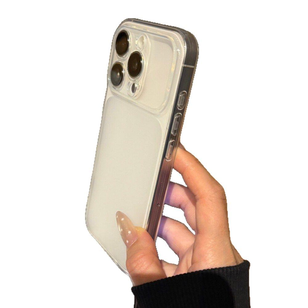 iPhone 17 Pro Max Frosted Ultra-Thin TPU Anti-Drop Case, also fits Apple 15/16.
