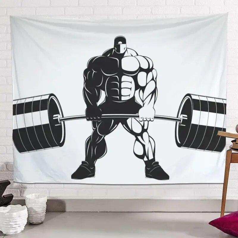 Свирепые животные акула-носорог собака гобелен мачо фон ткань фитнес гостиная спальня — фото 22