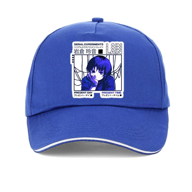 Serial ExperiUnisexts Lain hat Harajuku pop Unisexga Unisex Baseball Cap cool Summer caps for Unisex Adjustable Snapback hats gorras
