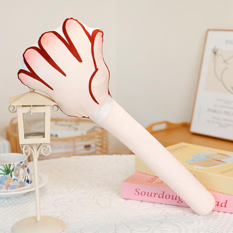 

Creative stone scissors head cloth doll plush toy doll palm fist parent-child game interactive soothing rag doll 43cm（0.1kg）