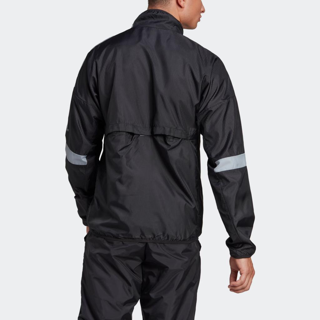 adidas Jackets Men's Black Stand Collar Moderate Other HK9810