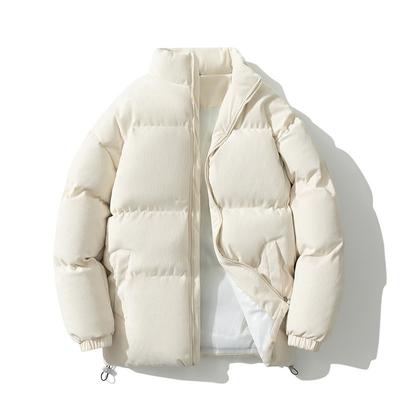 Men's Winter Jacket Corduroy Cotton Padded Warm Parkas Autumn Puffer Coat Male Vintage Korean Man Thermal Windbreaker Clothing