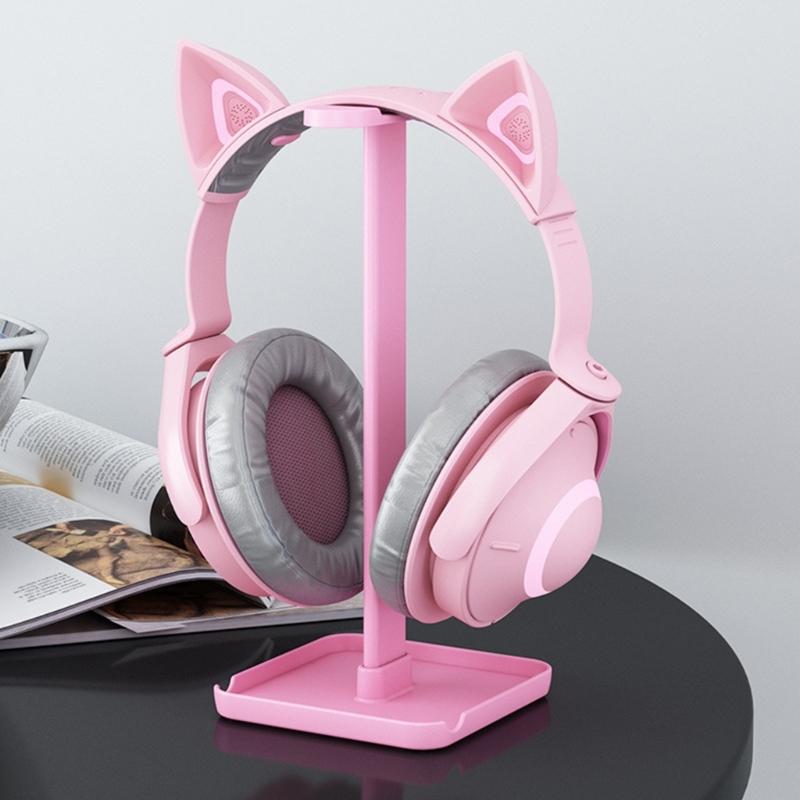 MultiFunctional Desktop Organizers Headphone Stand With Storage Tray And Secure Phone Holder For Headsets Display