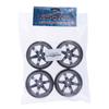 4Pcs/Set 1/10 Drift Car Tires Hard Tyre for Traxxas HSP Tamiya HPI Kyosho On-Road Drifting Car