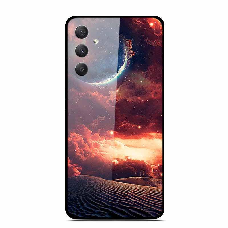 Samsung A35 5G Tempered Glass Phone Case - Personalized Colorful Design