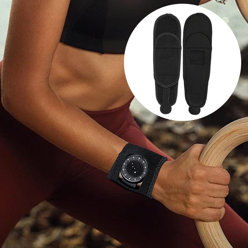 Smart Watch Cover Protector Watch Strap Protector Built-in Cushion Structure Sweat-proof Wrap for Running Women Men Workout