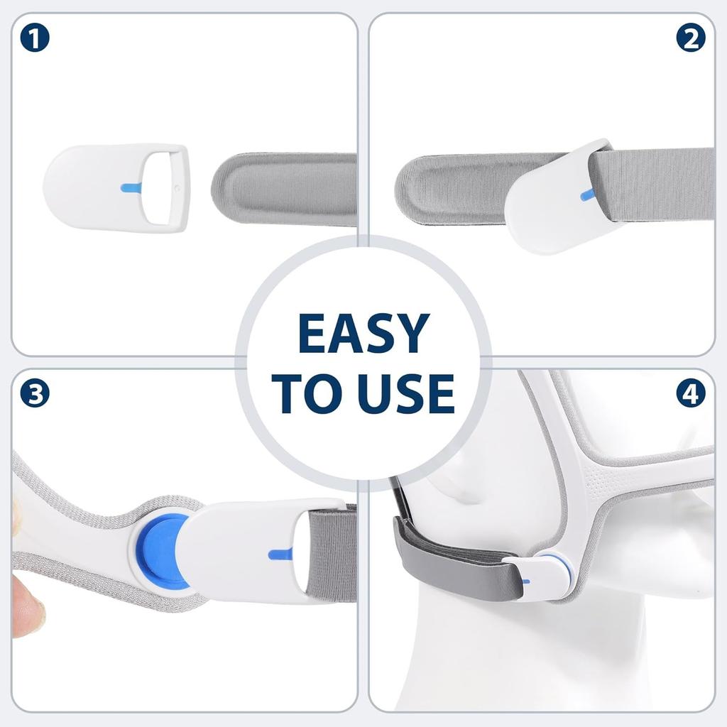 Başlık Klipsleri, AirFit/AirTouch F20 F30 N20 F30i F40 N10 Maskeleri ile Uyumlu Pozitif Basınçlı Manyetik Başlık Klipsleri, 4 Çift