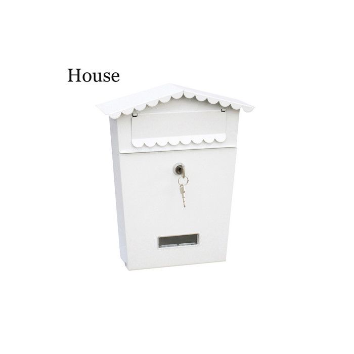 Boîte à Lettres En Acier Modèle Maison Blanche