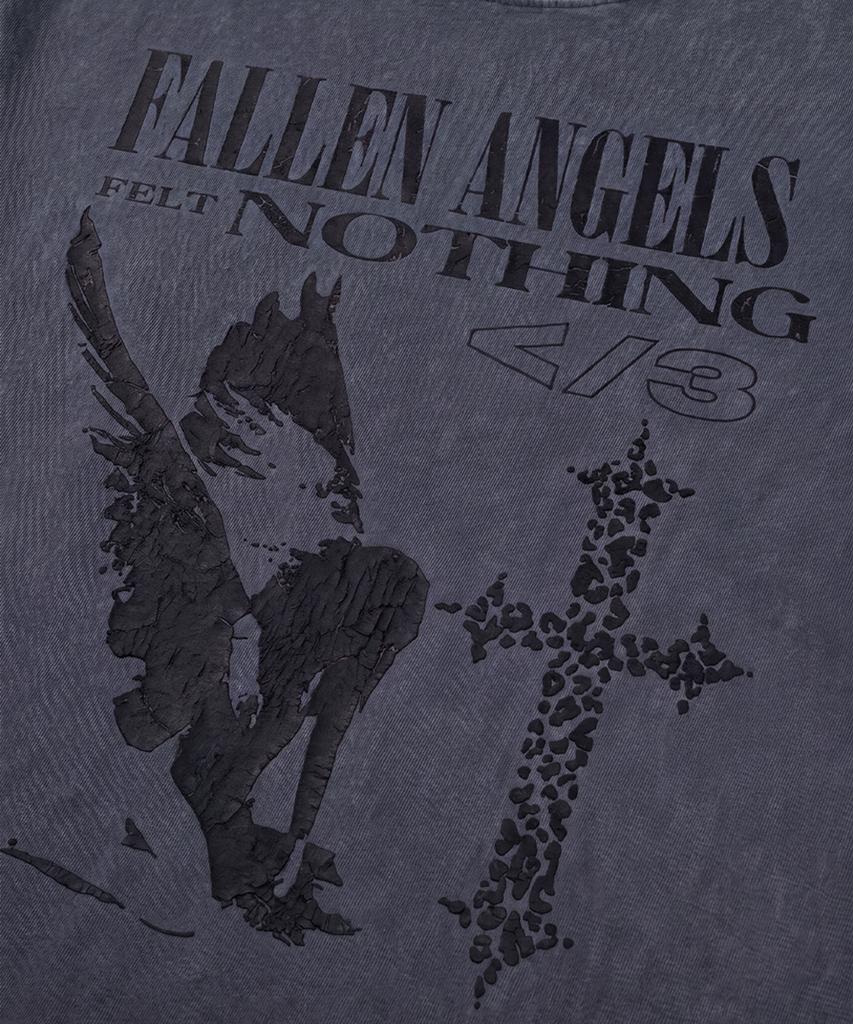 SAINTPAIN Sp Fallen Angels Pigment Short Sleeve T-Shirt Blue