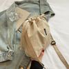 Large Capacity Drawstring Shoulder Bag Women's Lightweight Tote Bag Commuter Crossbody Bag