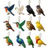 Bird Advent Calendar 2025 24 Days Christmas Countdown Calendar with Acrylic 2D Bird Hanging Decoration Holiday Gifts for Kids Bird Lovers