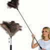Extendable Feather Duster Reusable 1pc Feather Duster with Telescopic Handle Cleaning Tool for Ceiling Fans, Chandeliers, Blinds, Furniture