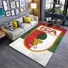 "FCA Logo Red Green Carpet" suitable as a non-slip mat for the living room or bedroom sofa