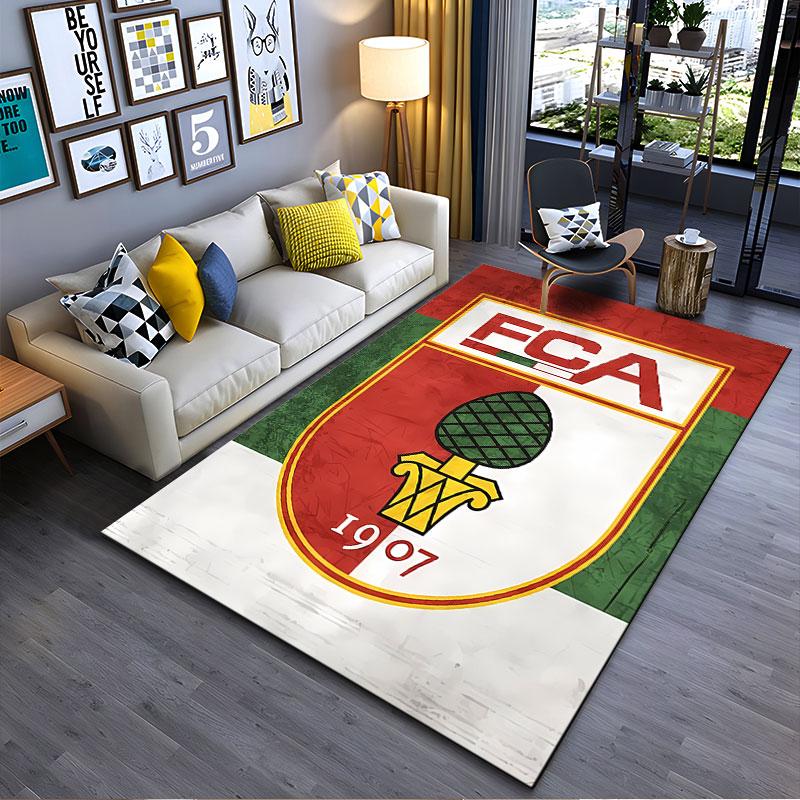 "FCA Logo Red Green Carpet" suitable as a non-slip mat for the living room or bedroom sofa