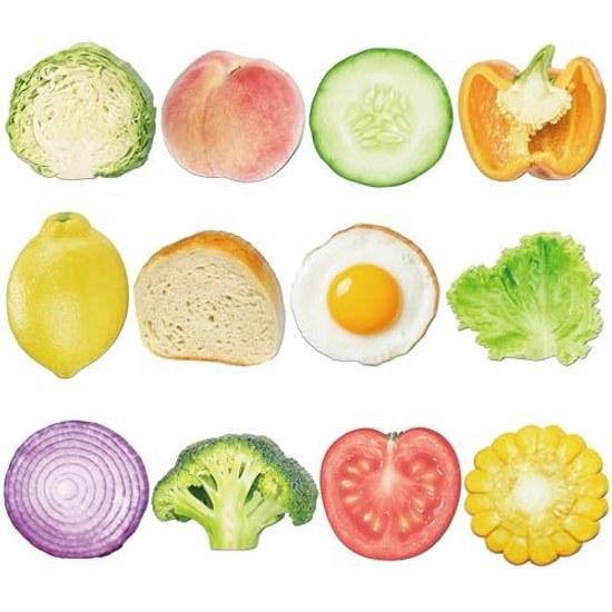 12 Packs Vegetable-patterned Sticky Notes 240 Sheets Anime Character Students Home Office Use Consumables Gift Labels Roommates.