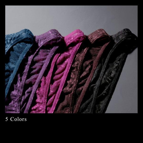 Bărbat LEONARDO pantaloni spate complet bikini cu dantelă M L LL seria 001 Zi [himico] pentru bărbați Tatălui (DRO-roz închis, L)