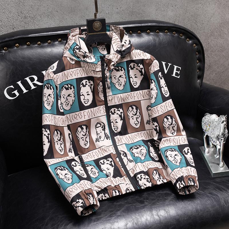 

2024 Європейська Чоловіча Повсякденна Куртка з Капюшоном Преміум-Класу - Весняно-Осінній Тренд M 70-90 jin