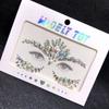 Glue Free Crystal Facials Sticker Waterproof Temporary Tattoo Sticker  Eyebrow