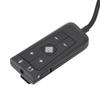 USB To 3.5mm Jack Audio Sound Card Adapter with Headphone and Microphone Jack for Kingston HyperX Cloud II
