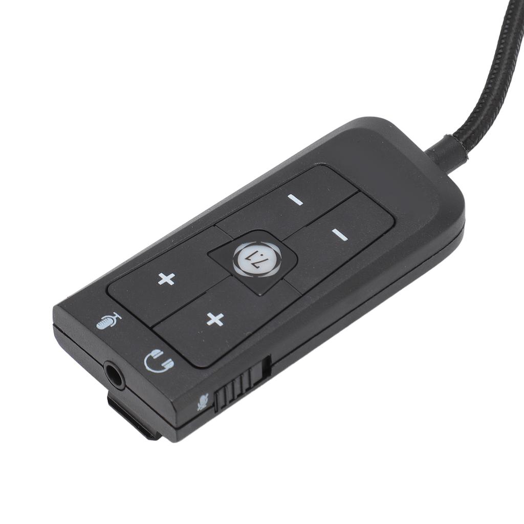 USB To 3.5mm Jack Audio Sound Card Adapter with Headphone and Microphone Jack for Kingston HyperX Cloud II