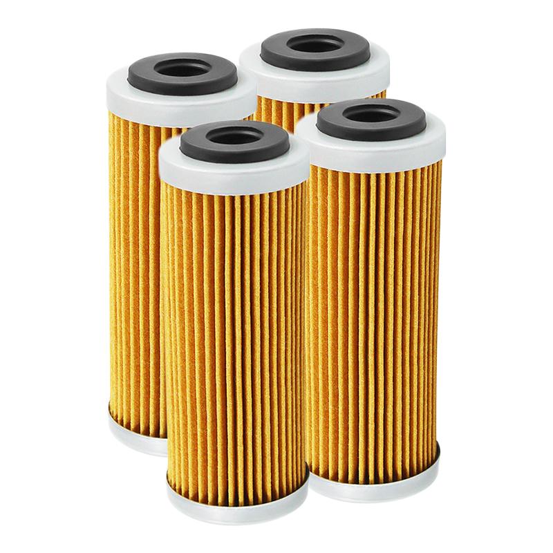 

4/6pcs Cyleto Motorcycle Parts Oil Filter for KTM SX SXF SXS EXC EXC-F EXC-R XCF XCF-W XCW SMR 250 350 400 450 505 530 2007-2020 Yellow-4 pcs